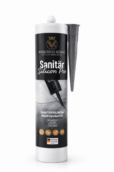 Werkzeug König Sanitär Silikon Grau