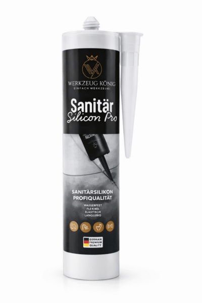 Werkzeug König Sanitärsilikon Weiß